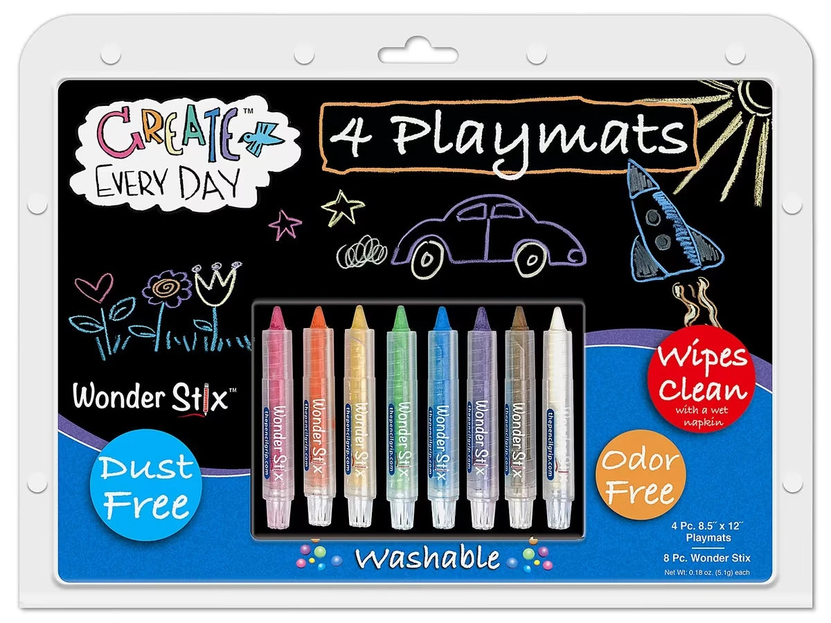 Wonder Stix™ Write & Wipe Place Mat Kit - US 9568
