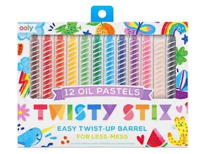 Twisty Stix Oil Pastels - Set of 12 - US 2119