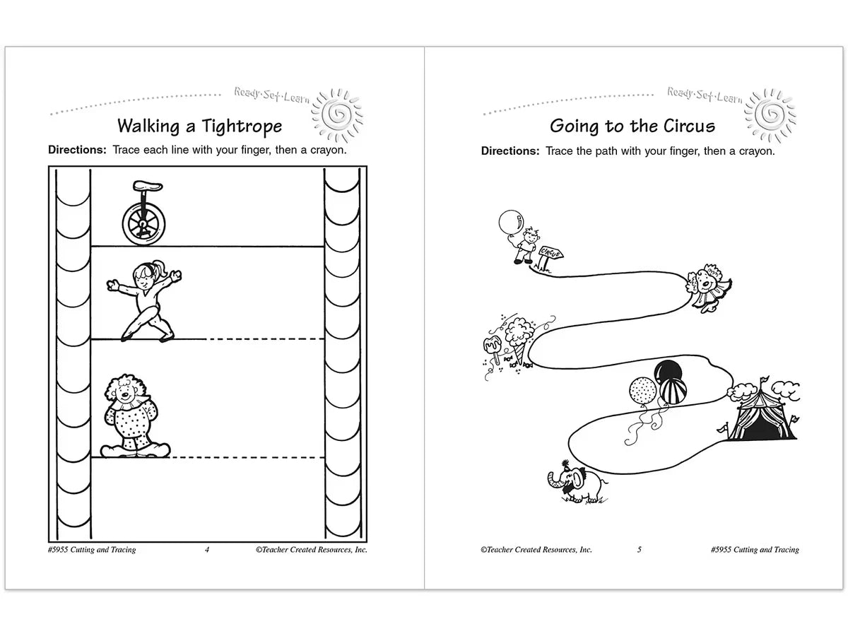 Cutting & Tracing Activity Book - US 9336