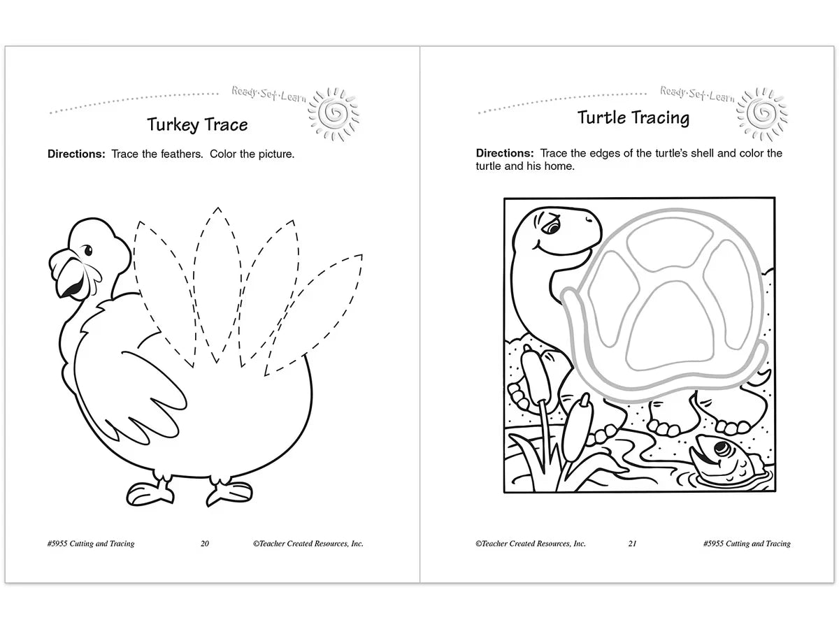 Cutting & Tracing Activity Book - US 9336