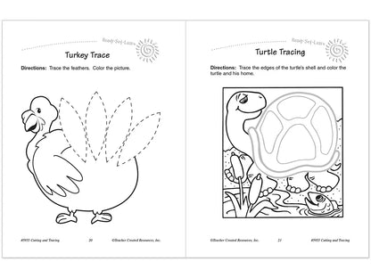 Cutting & Tracing Activity Book - US 9336