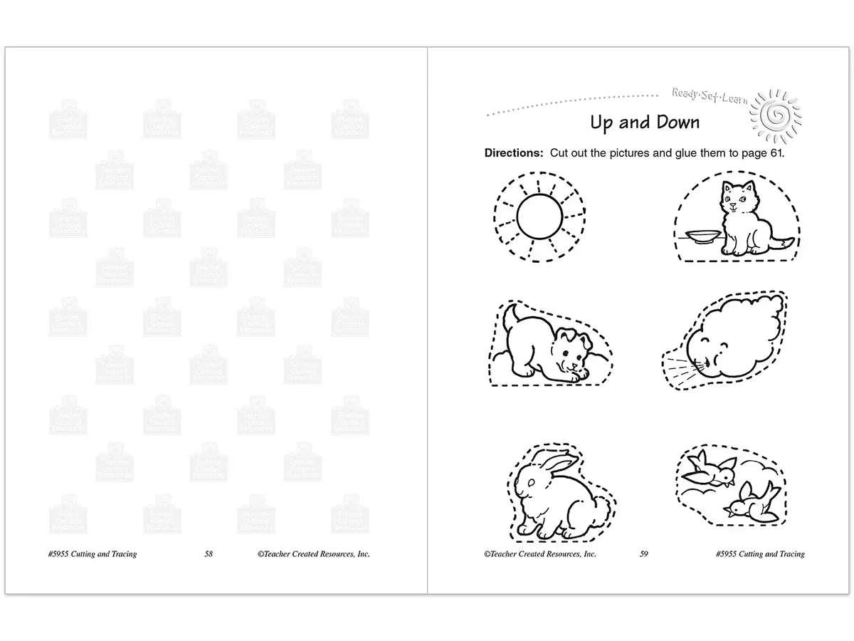 Cutting & Tracing Activity Book - US 9336