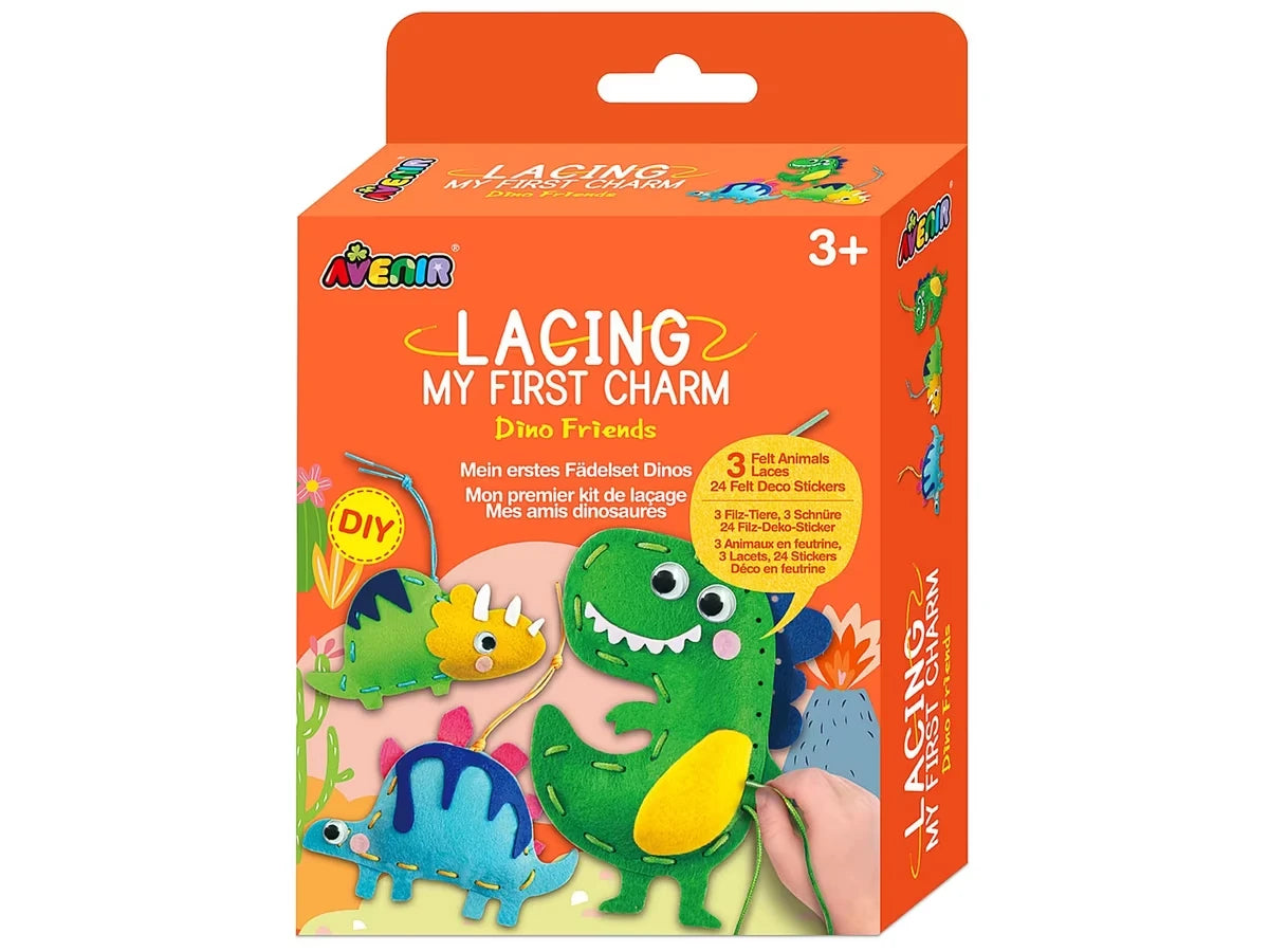My First Lacing Charms - Dino Friends - US 4800
