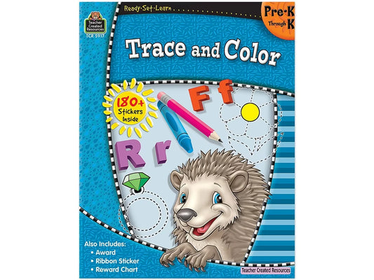 Trace & Color Activity Book - US 1474
