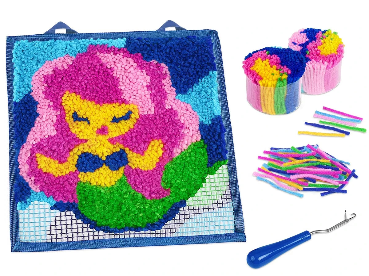 Mermaid Latch Hook Craft Kit - US 8070