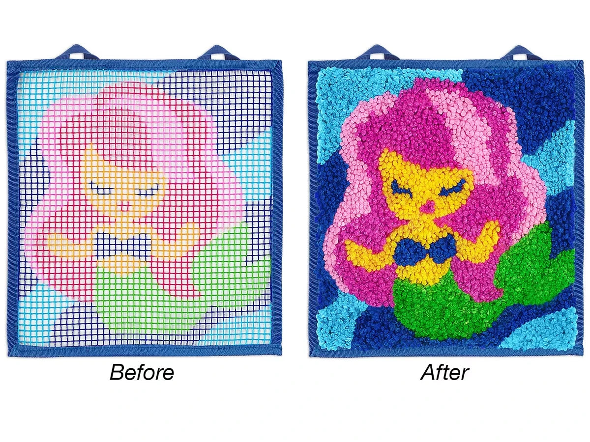 Mermaid Latch Hook Craft Kit - US 8070
