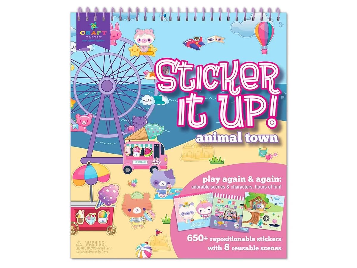 Sticker It Up! Animal Town Pad - US 7494