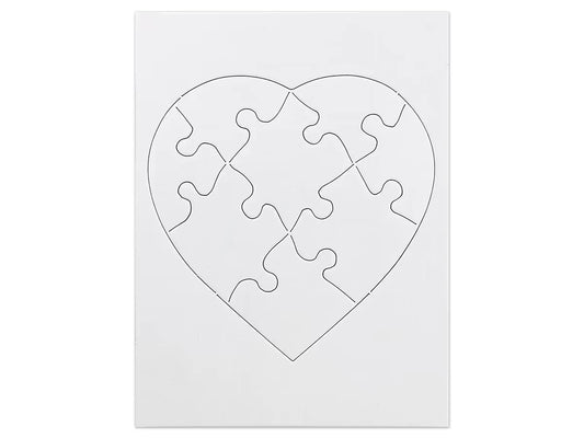 Design-Your-Own Heart Puzzles - Set of 24 - US 4487