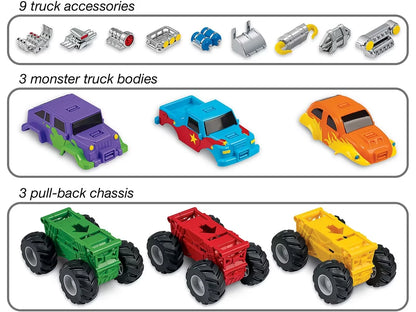 Snap & Design Monster Trucks - US 7046