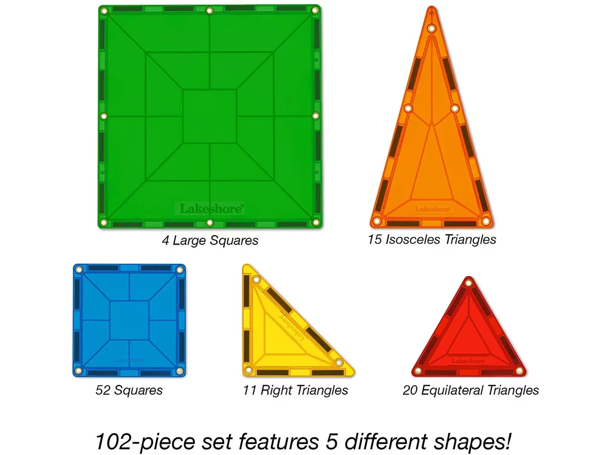 Magnetic Wonder Tiles® - Master Set - US 8596
