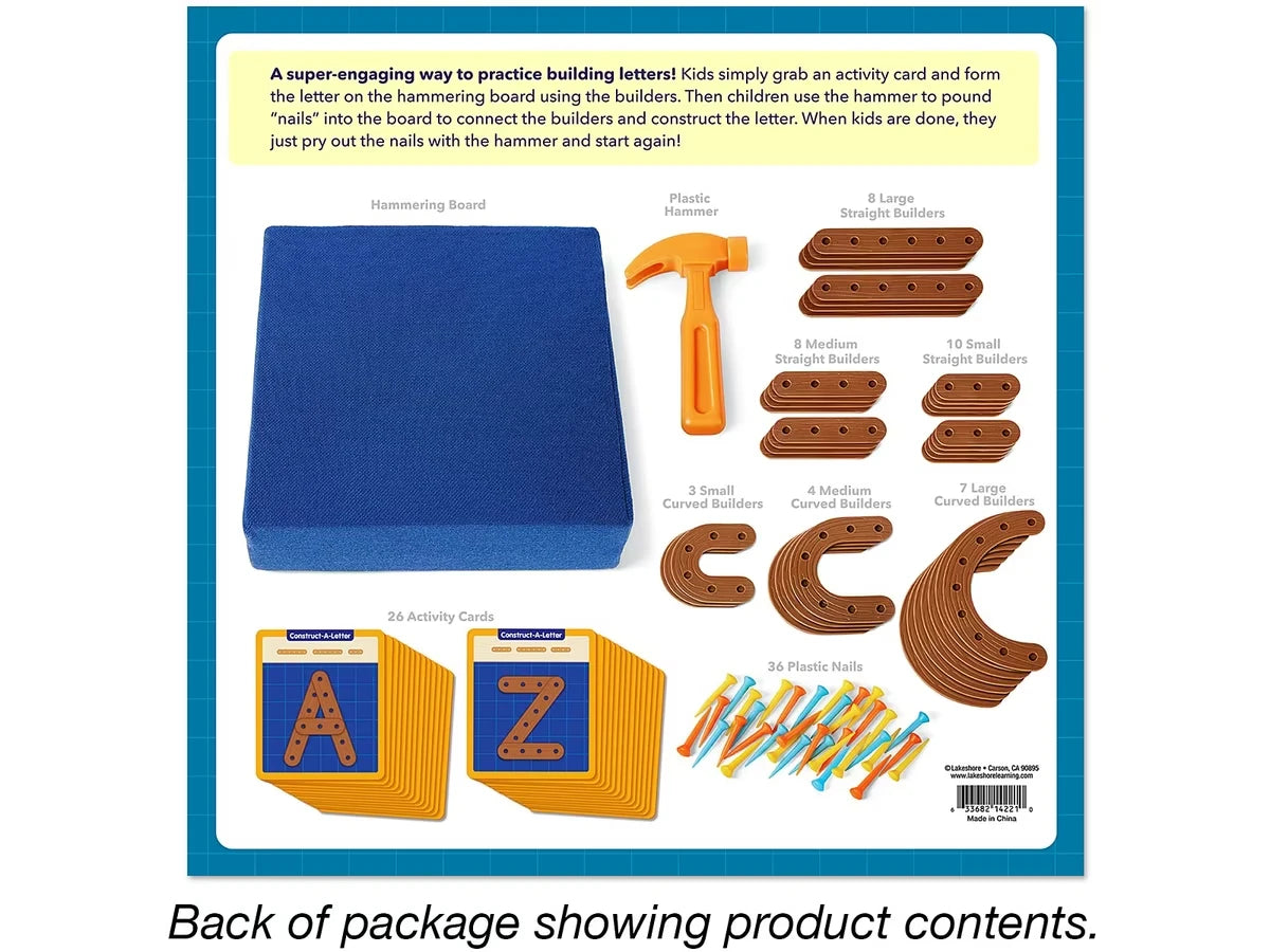 Construct-A-Letter Activity Center - US 2765