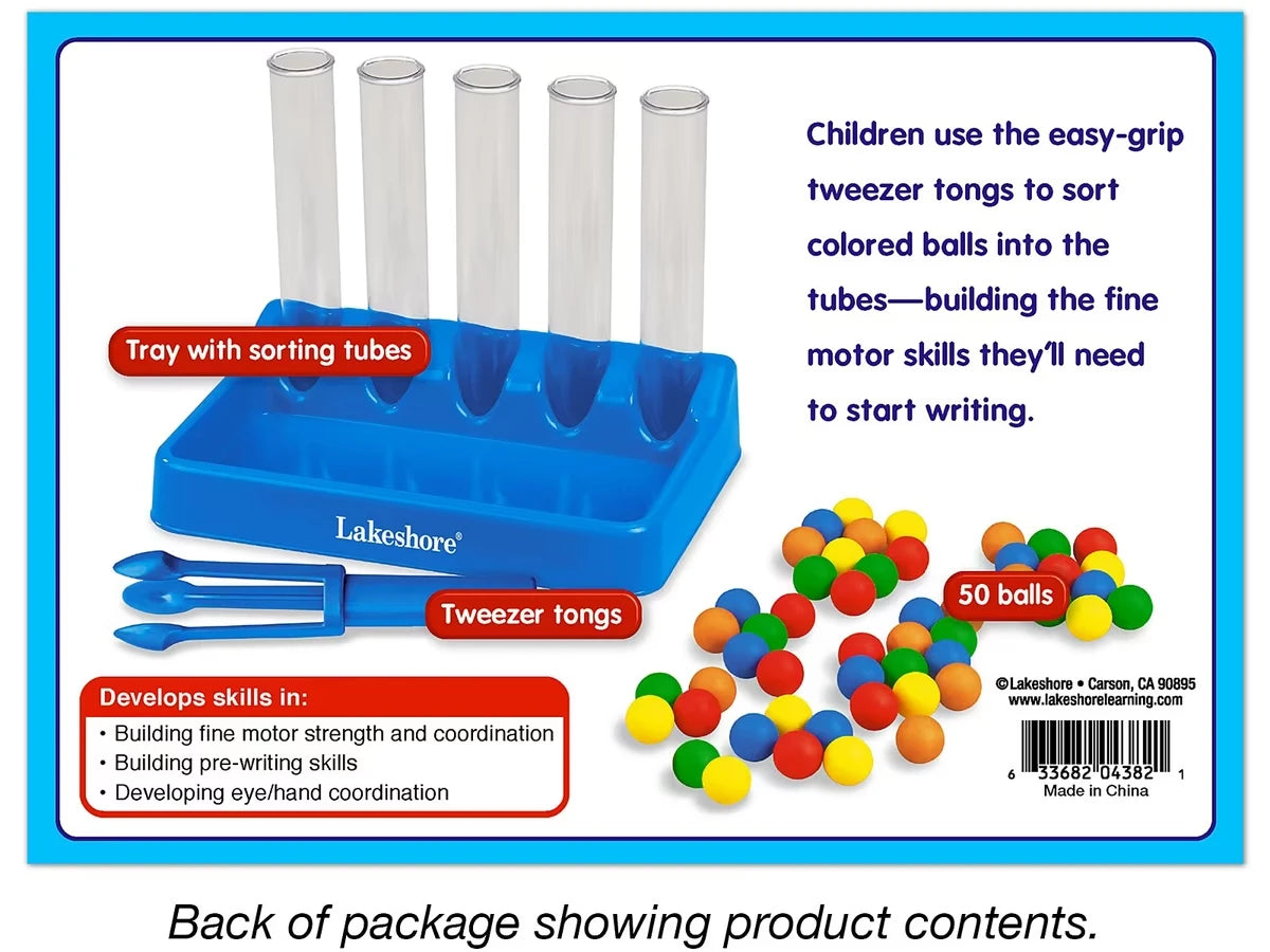 Tweezer Tongs Color Sorting Kit - US 4176