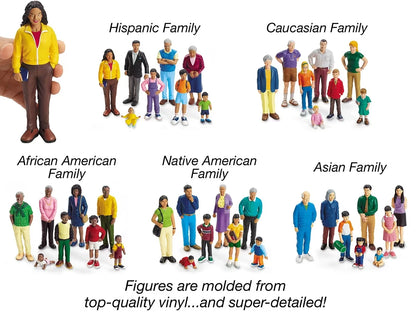Lakeshore Block Play People - Complete Set - US 3549