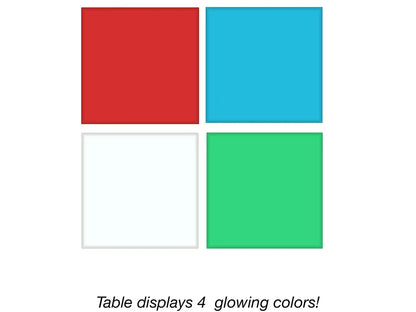 Space-Saver Color-Changing Light Table - US 9736