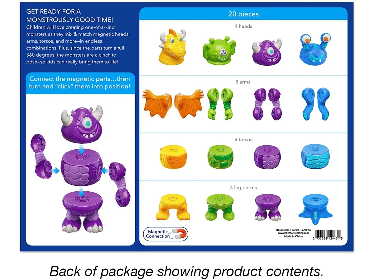 Create & Play Magnetic Monsters - US 9081
