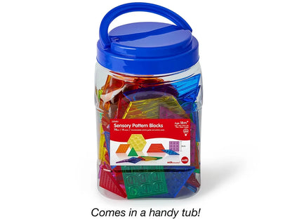 Translucent Sensory Pattern Blocks - US 8984