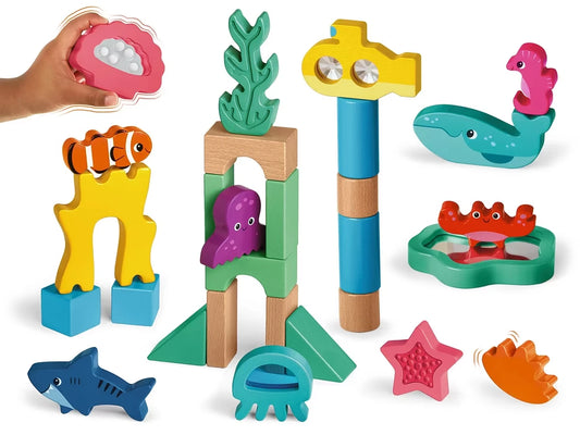 Under the Sea! Sensory Blocks - US 8129