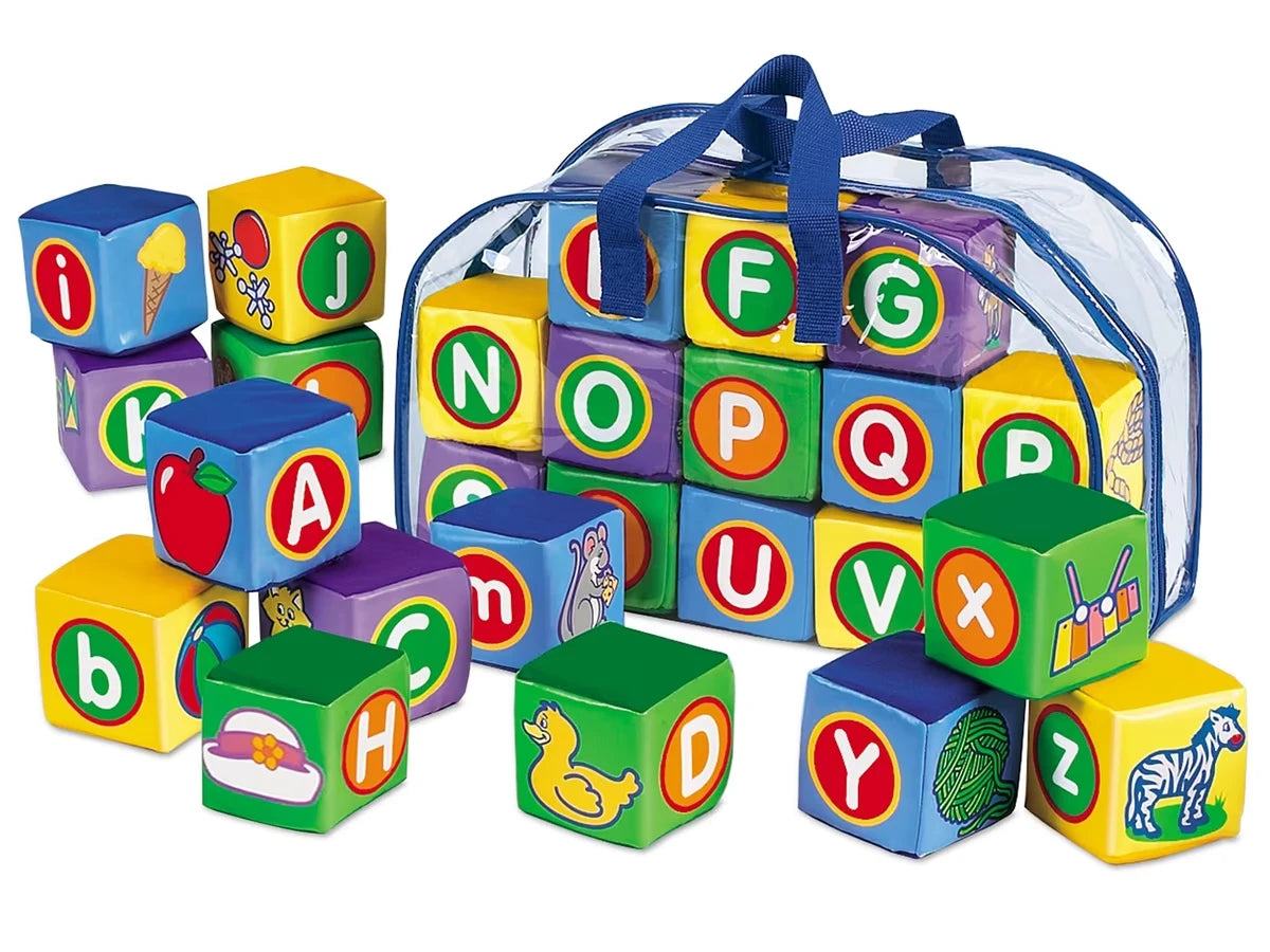 Soft & Washable Alphabet Blocks - US 8747