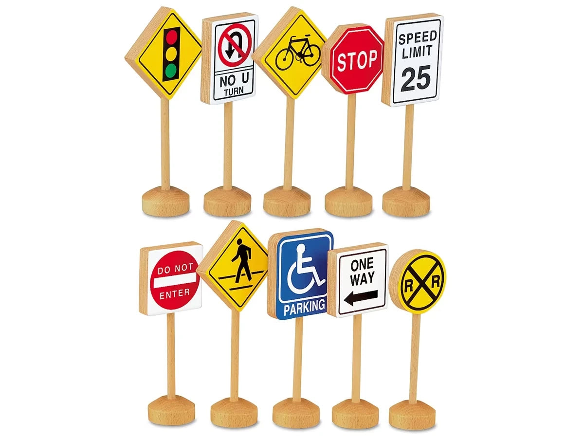 Block Play Traffic Signs - US 3345