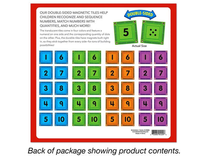 Double-Sided Magnetic Number Tiles - US 9741