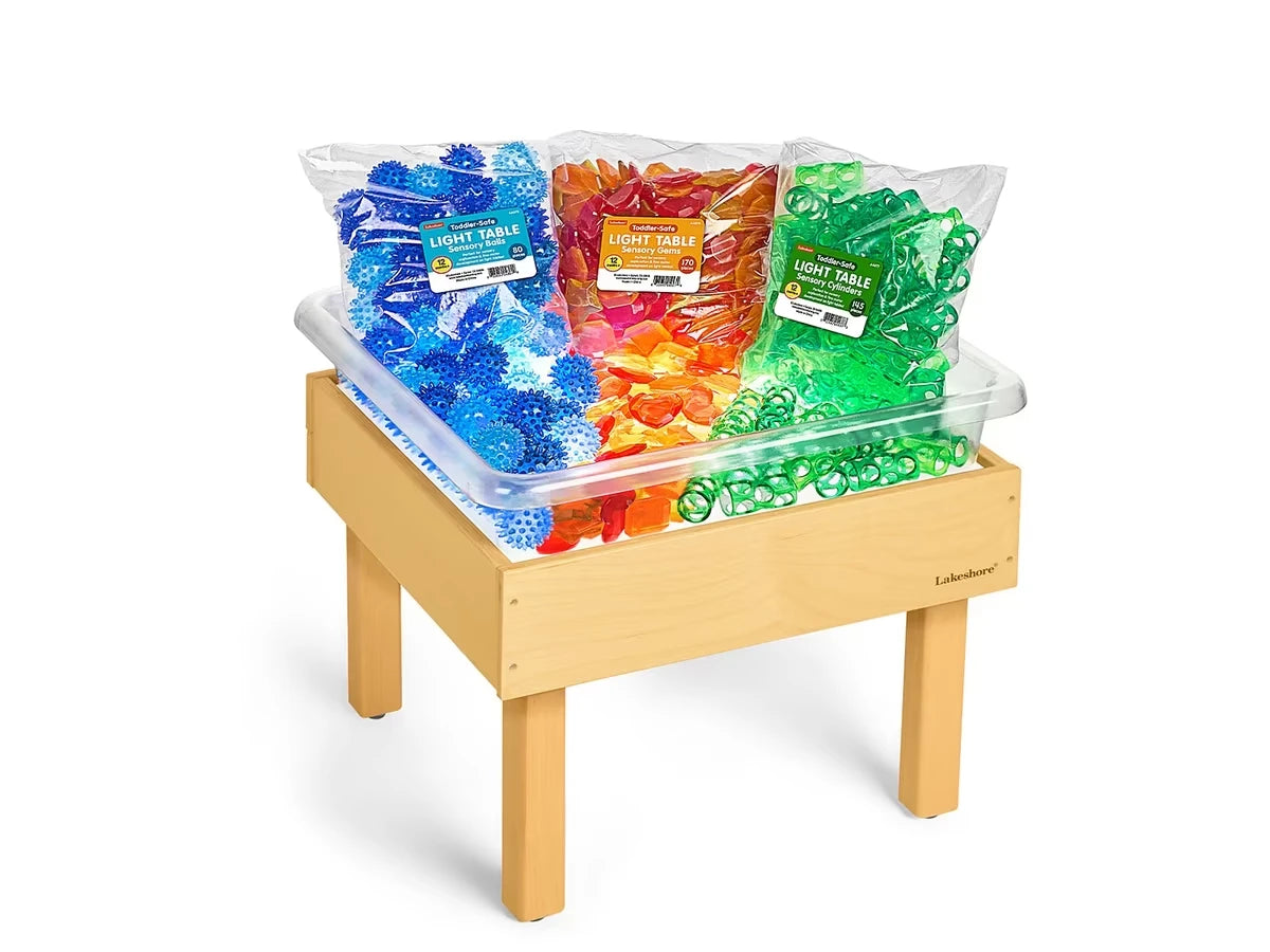 Toddler-Safe Light Table Sensory Bundle - US 1170