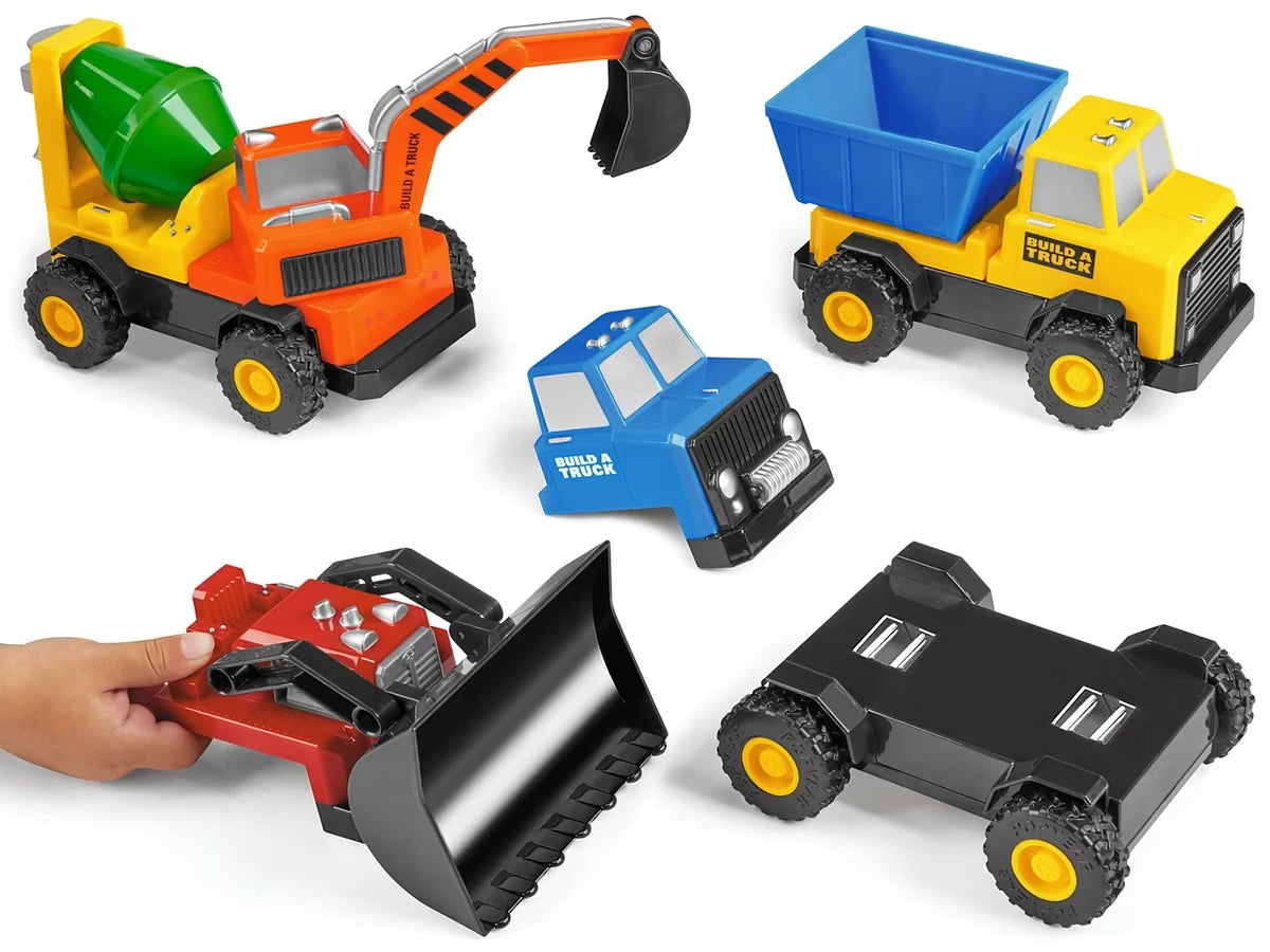 Build-A-Truck Magnetic Construction Vehicles - US 6658