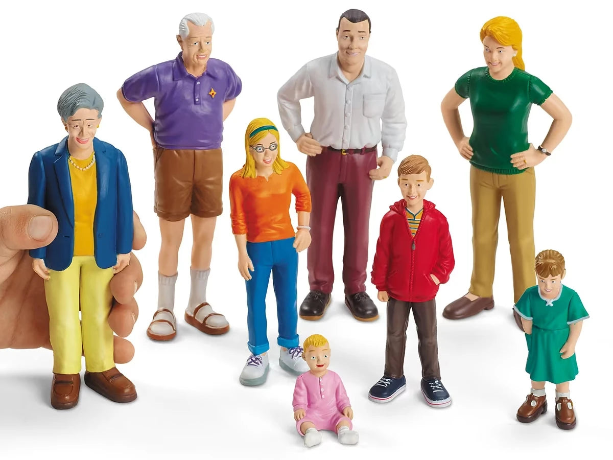 Lakeshore Block Play People - Caucasian Family - US 8722