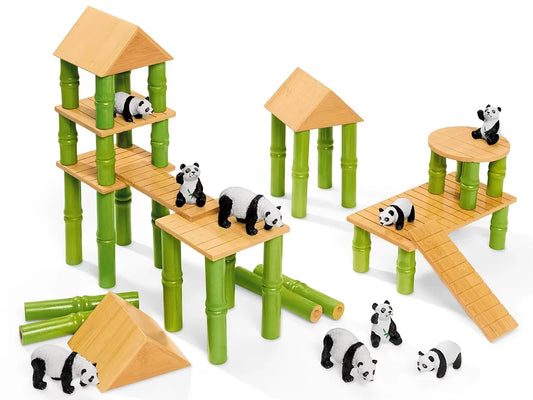 Panda Village Block Set - US 5006