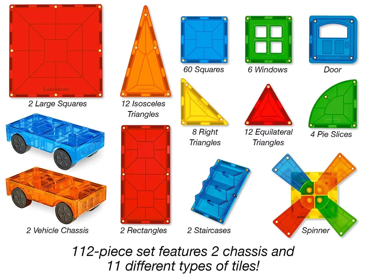 Magnetic Wonder Tiles® - City Builder - US 8377