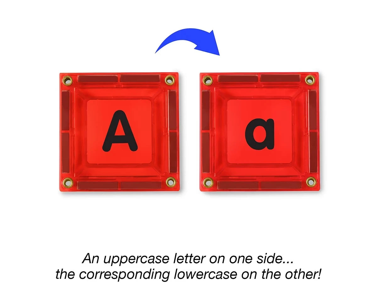 Double-Sided Magnetic Phonics Tiles - US 6056