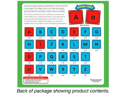 Double-Sided Magnetic Phonics Tiles - US 6056