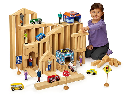 Classroom Hardwood Unit Blocks - Starter Set - US 1016