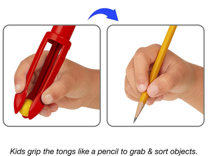 Fine Motor Tweezer Tongs -  Set of 4 - US 8786