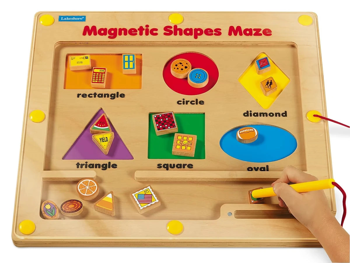 Magnetic Shapes Maze - US 6814