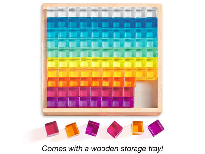 Rainbow Crystal Cubes - US 3602