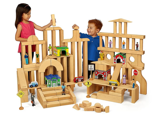 Classroom Hardwood Unit Blocks - Builder Set - US 2782