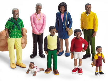 Lakeshore Block Play People - African American Family - US 2179