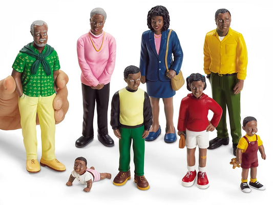 Lakeshore Block Play People - African American Family - US 2179