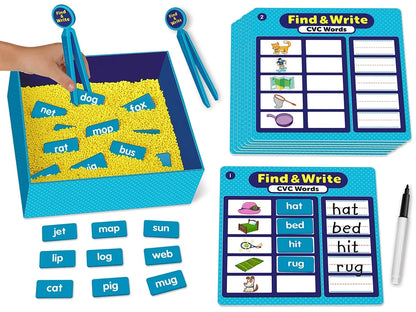 Find & Write CVC Words Activity Center - US 5347