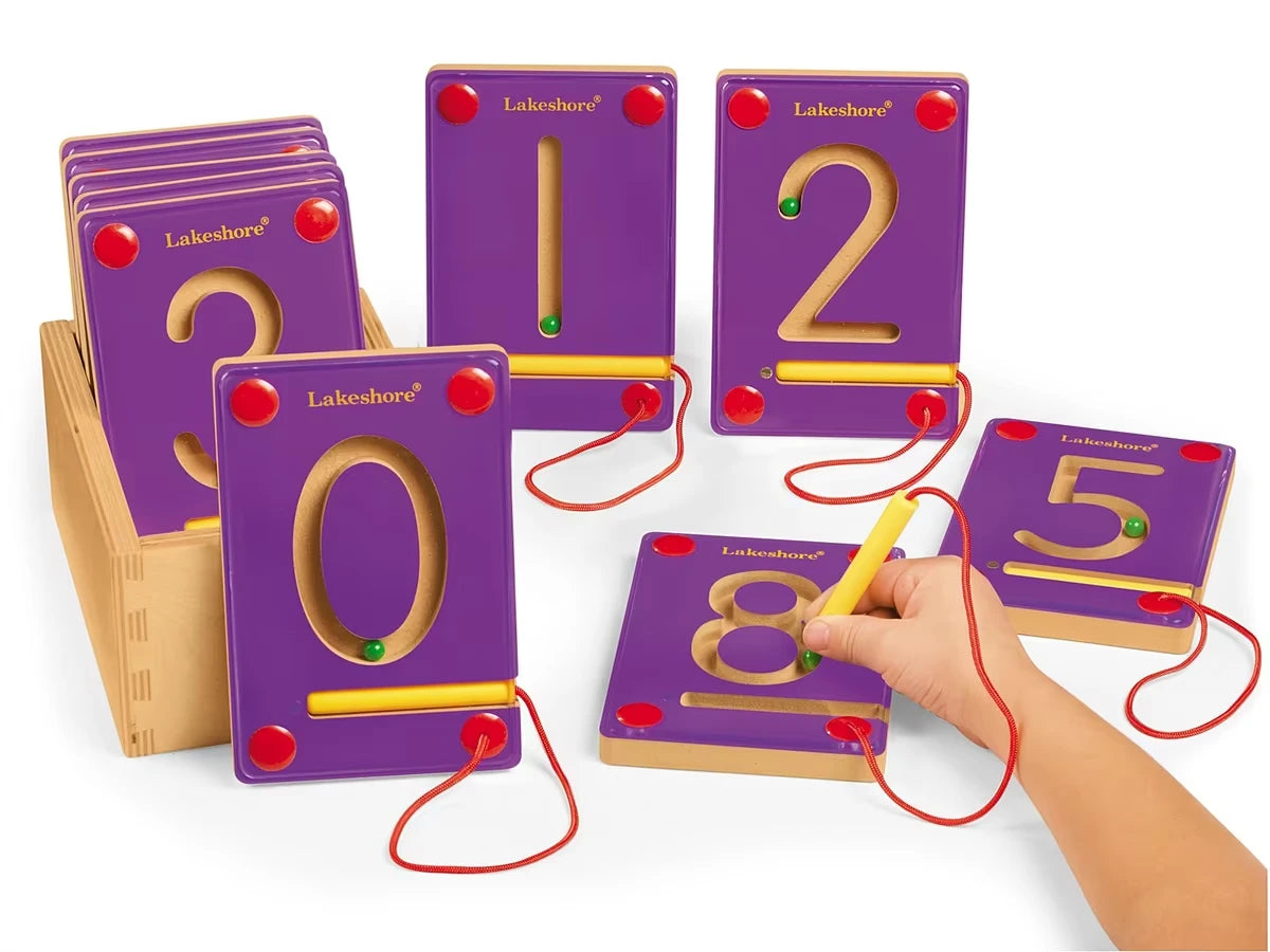 Magnetic Learning Numbers - US 7326