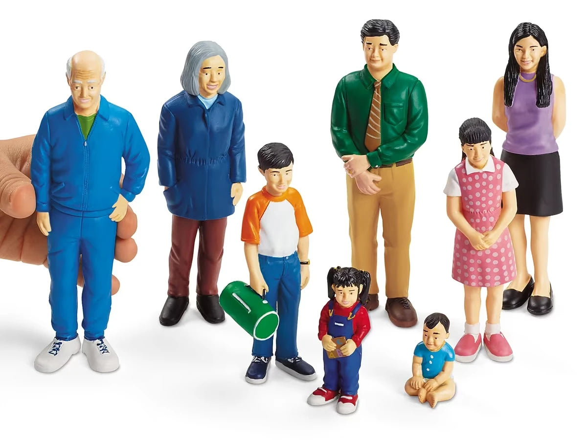 Lakeshore Block Play People - Asian Family - US 7766
