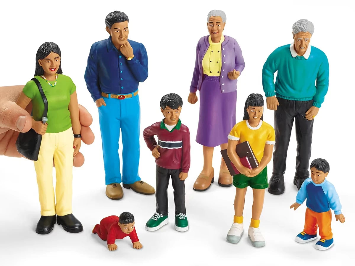 Lakeshore Block Play People - Native American Family - US 6136