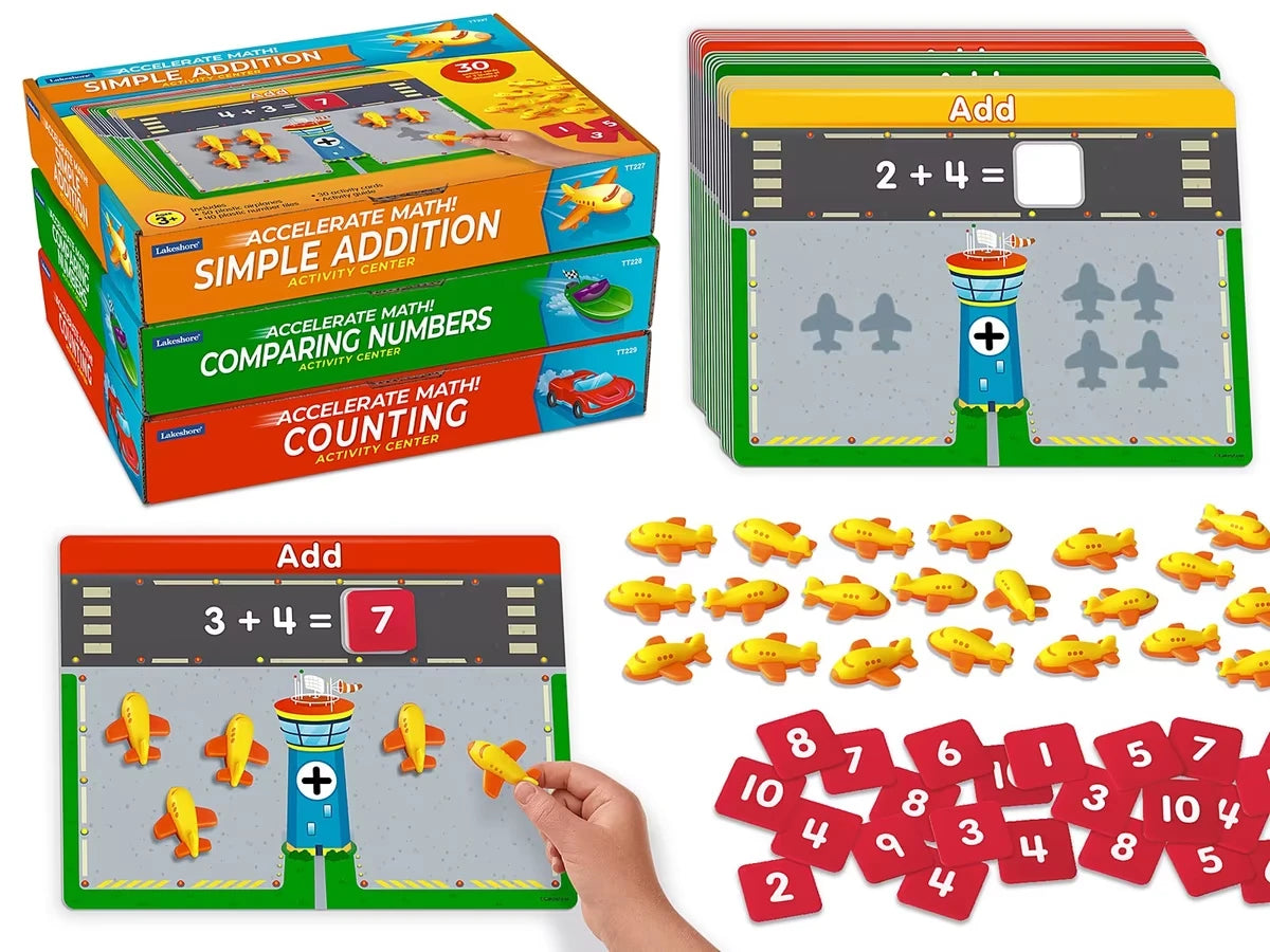 Accelerate Math! Activity Centers - Complete Set - US 6168