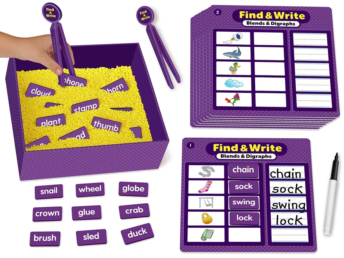 Find & Write Blends & Digraphs Activity Center - US 5634