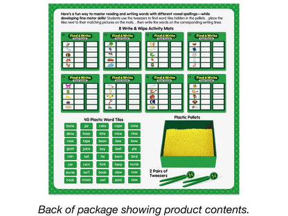 Find & Write Vowel Sounds Activity Center - US 8050