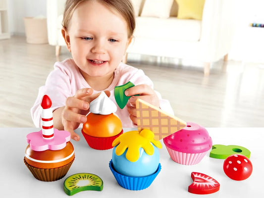 Create-A-Cupcake Wooden Playset - US 3730