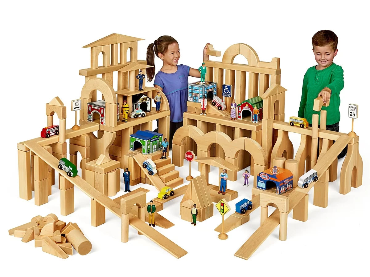 Classroom Hardwood Unit Blocks - Universal Set - US 9826