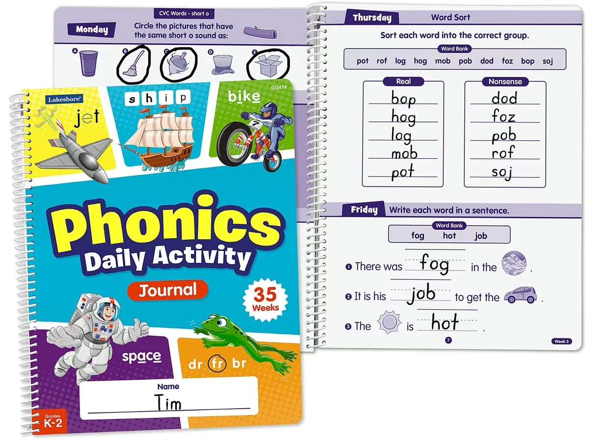 Phonics Daily Activity Journal - US 7599