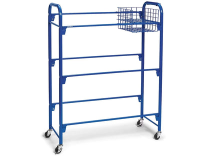 Leveled Library Mobile Storage Cart - US 3078