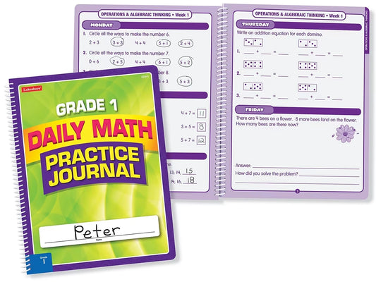 Daily Math Practice Journal - Gr. 1 - US 4049